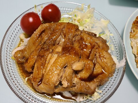 手作りソースのチキンステーキ